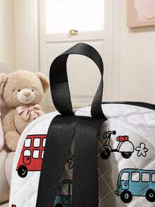 1 pieza Mochila a cuadros con diseño personalizado de pan lindo, se puede personalizar de acuerdo a tu diseño único, esencial para volver a la escuela, se puede imprimir tu nombre o regalar a un amigo/hermano - Multicolor - Ver 5