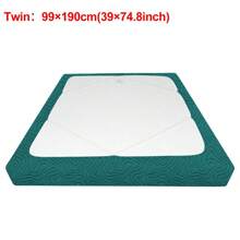 1 pieza Funda de colchón con diseño jacquard de unicolor, cobertor elástico para proteger tu ropa de cama y agregar estilo al hogar, adecuado para todas las estaciones