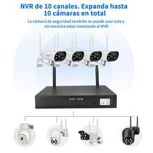 2NLF Closed Circuit Kit 4 Security Cameras With 2MP Resolution Night Vision Included White Color - View 6