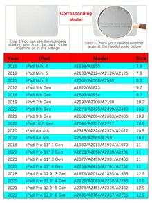 1 件灰色保护壳智能保护套适用于 iPad Pro 11 英寸 1st 2nd 12.9 3rd Air 4th 5th iPad 10th 9th 8th 7th 10.9 10.2 10.5 9.7 英寸迷你 4th 5th 6th 代透明唤醒睡眠存储带笔槽防摔支架平板电脑皮革 - 淺灰紫 - 查看 10