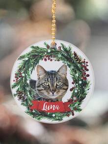 Personalized Circle Acrylic Car Interior Decoration With Customized Artistic Photo, Birthday, Wedding, Baby Birth And Other Special Occasions 1pc Ornamental, Waterproof Exquisite, Stylish, Modern Custom, Personalized, Boyfriend, Girlfriend, Dad, Mom, Family, Friends For Birthdays, For Children's Day Father's Days, For Housewarming Office, School, Home, Car, Valentine Day, Valentine Day Decor, Slow Summer Living, Stylish, High-Quality, Colorful, Modern, Tea Room, Home, Garden, Office, For Birthdays, For Weddings, For Housewarming,Festive Calendar - Multicolor - View 11