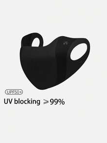 1片装新款透明质酸女士防紫外线防晒面膜透气冰丝高质感面部防晒