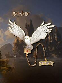 Harry Potter 哈利波特神奇动物海德薇金属书签 - 防水锌合金，是送给老师、同学和朋友的完美生日礼物、复活节礼物、毕业装饰、学校用品、返校礼物 - 查看 1