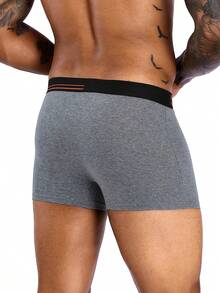 6pz algodón cortos de boxeo calzoncillos masculinos calzoncillos boxer masculinos cómodos pantalones cortos de boxeo masculino zapatillas calzoncillos blandos Casual - Multicolor - Ver 10