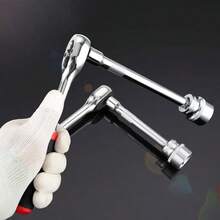 Barra de extensión de llave de trinquete de 1/4" 3/8" 1/2" 50/75/100/125/150/250mm, accesorios de varilla de conexión de manguito de dirección - 1-4 2 pulgadas-50 mm - Ver 5