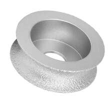 7.3cm Brazed Diamond Grinding Wheel Concave Abrasive Wheel For Stone Ceramic Glass2.0cm - As Shown - View 3