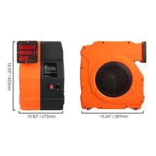 Inflatable Blower, 1100W, 1.5 & 1.7 HP Bounce House Blower, Pump Commercial Air Blower For Inflatables, 3100 RPM Bouncy Castle Electric Fan For Bounce House, Waterslides, Tested To UL Standards