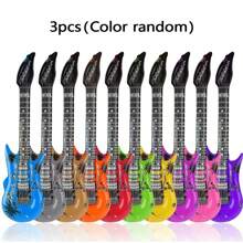 1pc/3pcs Inflatable Music Props, Durable PVC Material, Assorted Colors, For Party Decorations And Stage Performance Accessories, No Power Needed, Perfect For Themed Parties, Music Festivals And Birthday Celebrations