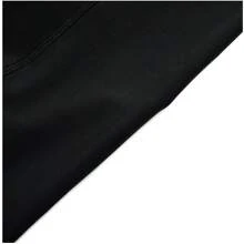 RAUDAX Shorts de cyclisme de compétition de haute qualité, faits d'un mélange élastique de polyester et de spandex, entièrement noirs avec des bandes de jambe réfléchissantes et antidérapantes, convenant pour le vélo tout-terrain en été
