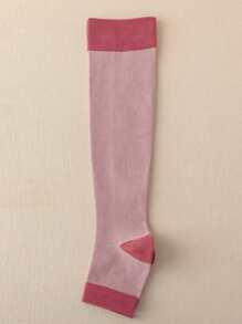 1 para ocieplaczy na nogi, skarpetki z odkrytymi palcami, skarpetki za kolano, skarpetki unisex łagodzące ucisk