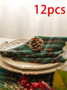 2/6/12/240pcs Minimalist Line Pattern Napkins, Washable, Skin-Friendly, Absorbent, Suitable For Hotel, Restaurant, Home, Party, Holiday Decoration, Table Cloth, Glass Wipe, Napkin