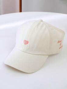 1pc Hat Spring And Summer Sun Ion Baseball Cap For Boys And Girls, Thin Style Open Top Hat With Ponytail Tie, Fashionable Love Baseball Cap Suitable For Daily Travel Outdoor Sports Hiking Suitable For Aged 5-10 - Baseball Cap - View 6