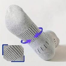 5 Pairs Striped Athletic Socks, Casual, Sports, Simple And Versatile,Comfortable And Breathable Socks,Comfortable All Season - Multicolor - View 9