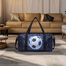 Elegant Travel Bag, Yoga Mat Bag, Gym Bag, Football Series / Sports Style, Suitable For Travel, Daily Carry, Fitness, Snow, Camping, Outdoor Activities Bag For School School Accessories School Stuff