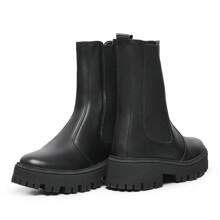Bota Chelsea Feminina Solado Tratorado Blogueira