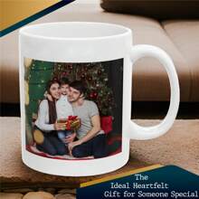 1 Stück personalisierte Foto-Tasse, personalisierte Kaffeetasse 11oz mit Foto, personalisierte Foto-Jahrestags-Tasse, Einweihungsgeschenke, Valentinstags-Geschenk, Jahrestags-Geschenk, Abschlussgeschenk, Vatertagsgeschenk, für Jahrestage, für Valentinstag, für Muttertag, für Geburtstage, für Kindertag, für Vatertag, für Abschluss, für Hochzeiten, für Einweihungen Küche, Esszimmer, Wohnzimmer