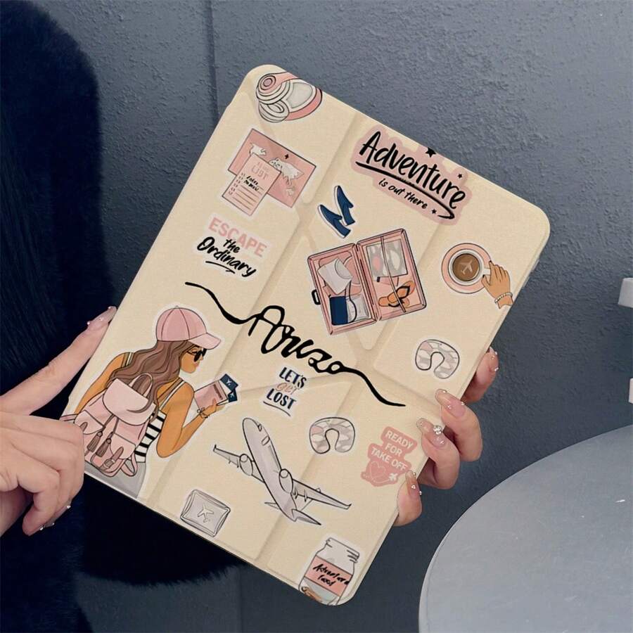 Universelle intelligente Hülle kompatibel mit iPad Air 6/5/4/10 (10,9 Zoll) - kompatibel mit Apple iPad Pro 2024, Air M3/A16 2025, ideal für Arbeit, Reisen und Entspannung Zuhause