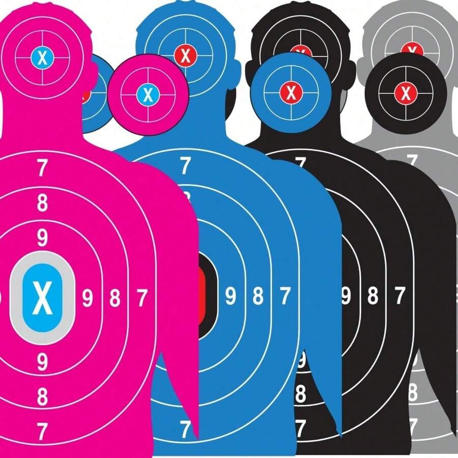 Heavy-Duty Shooting Range Paper Targets: Ideal For Indoor And Outdoor ...