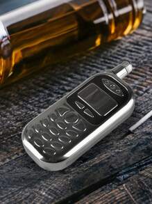 1 pezzo Flacone portatile creativo a forma di telefono in acciaio inossidabile da 3 once, di design a doppio utilizzo come dispenser di bevande e dispositivo mobile, regalo unico per feste e attività all'aperto