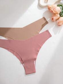 7pcs/Pack Women's Comfortable Breathable Seamless Sports Bikini Briefs - 彩色 - 查看 6