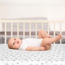 Bedside Bassinet Sheets For Baby Boys Girls, Compatible With Mika Micky, Baby Delight, Dream On Me, AMKE And Other Bassinet Mattress Pads Size Between 17-21 In Width, 29-33 In Length, And 1.5-4 In Thick