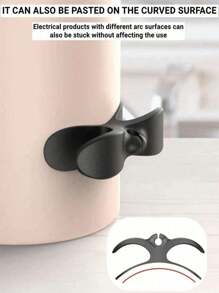 3pcs Cable Management Set: Desk Cable Organizer, Charger Cable Clip, Earphone Cord Holder, Wall Mounted Power Cord Clip, Kitchen Appliance Cable Tidy, Kitchen Storage Utensils, Room Decoration, Suitable For Kitchen, Restaurant, Party, Camping, Gathering, Gift For Friends, Family Gift