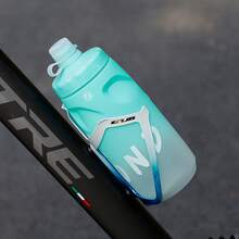 650ML Large Capacity Water Bottles Leakproof Push-To-Seal Spout Design Bottle For Fitness And Outdoor Activities - Multicolor - View 6