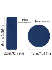 6/12 Pcs(6Pcs/Set)Shoe Heel Repair Patch Kit Self-Adhesive Inside Shoe Patches For Holes, Leather Heel Pads & Shoe Sole Repair – Home Shoe Maintenance Patches Shoe Accessories Shoe Crease Shoe Repair