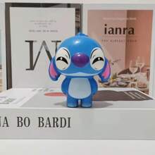 Disney [Officially Licensed]1PC Disney Stitch Anime Squishy Stress Relief Toy | Slow-Rebound Soft Silicone Figure With Cute Cartoon Design | Relaxing & Therapeutic Gift For Friends, Students, Anime Fans | Perfect Back-To-School, Desk Decor, Anxiety Relief Accessory