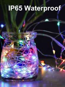 Guirlande lumineuse à rideau à LED avec 8 modes et télécommande USB pour mariage, Noël, décoration de la maison et des festivals