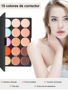Corrector Mágico Mate de Cobertura Completa de 12 Horas: Corrector de Color Brillante de Larga Duración Corrector humectante ligero y de larga duración para toda Navidad y Día del Padre Corrector de Invierno Día de la Graduación Vacaciones de Primavera Verano Y2K Moda Elegante Fiesta de Maquillaje Viaje a la Playa Acampada al Aire Libre Excursión Campus Excursiones Decoraciones Navideñas Regalo Regalo Rosa Niña