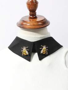 1 chiếc Vòng cổ giả trang trí hình con ong có thể tháo rời thời trang dành cho nữ màu đen/trắng, thích hợp cho các buổi hẹn hò và mặc hàng ngày - Nhiều màu - Xem 6