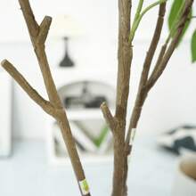 Árbol artificial para uso en interiores, plantas artificiales altas en macetas, plantas artificiales grandes con ramas de follaje realistas, plantas de Aralia artificiales en macetas para decoración en la sala de estar, la oficina o el hogar.