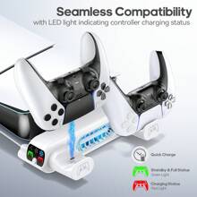 Multifunktionaler Lade- und Kühlständer für Slim/Pro, kompatibel mit Konsole, Disc & Digital Versionen sowie Elite Controller