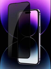 1 pieza Protector de pantalla de vidrio templado compatible con iPhone 16e15/15Plus/15Pro/15Promax/16/16pro/16promax - Regalo para cumpleaños, familia, amigos - Protector de pantalla anti-espía, de privacidad, accesorios para teléfono