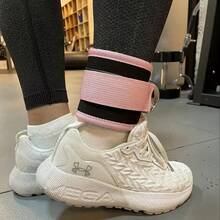 1pc Polyamide Fitness Ankle Buckle Strap - Pink - View 2