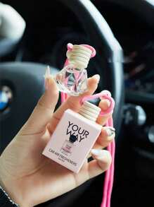 Profumo per auto da 8 ml, Diffusore d'aria solido adatto per uso quotidiano, viaggi, vacanze estive, regalo per le donne, dispenser di profumo per auto carino, profumo per auto a lunga durata, profumo per auto da donna che rimuove gli odori e ha un profumo persistente, prodotto per San Valentino, prodotto per matrimoni