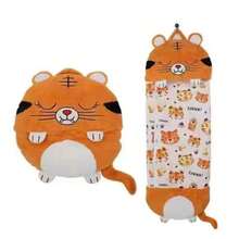 AIBOYING Cartoon Orange Tiger Sleeping Bags - Unisex 'S Travel And Camping Sleep Sacks, Multi-Season Home & Outdoor Use, Portable Lightweight Design, Cotton Fabric, No Insulation - Fun Sleeping Gear - Multicolor - View 19