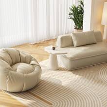 Guyii Side Table Small, Side Table Modern, Side Table Wood, Side Table Round, Side Table Affordable, Small Cloud Side Table, Modern Minimalist Cocktail Table, Irregular Nesting Table For Small Living Rooms, White. - trắng - Xem 6