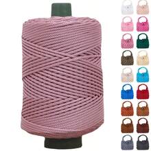 185 Yards X 3mm Polyester Fringe Cord, Woven Tassel Rope, Colorful Polyester Yarn Handmade Macrame Cord For Crochet Bags, Wall Hangings, Carpets, DIY Crafts, Plant Hangers, Tassel Projects - Multicolor - View 2