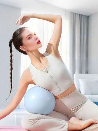 1个瑜伽普拉提防爆小球加厚运动训练球迷你25厘米健身球