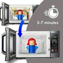 1pc Angry Mommy Microwave Cleaner, Reusable Plastic Oven Steam Deodorizer, Medium Hardness, No Electricity Needed, Suitable For Kitchen, Bathroom, Car, Bedroom Odor Elimination And Household Appliance Cleaning, Microwave Interesting