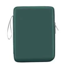 Leather Laptop Sleeve Bag Fits 7-12.9 Inch IPad - Army Green - View 2