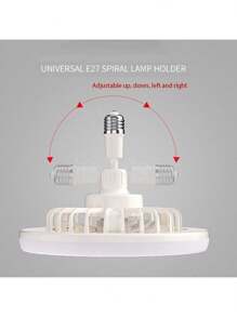 1 pezzo Ventilatore da soffitto a LED con telecomando intelligente, funzioni di aromaterapia e ventilazione, 30W