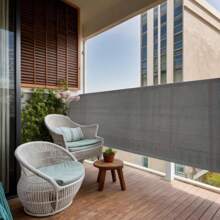 Garden Balcony Privacy Screen Fence – Durable, Weather-Resistant Outdoor Privacy Solution To Enhance Your Garden, Patio, Or Balcony With Stylish Seclusion And Easy Installation,Gray