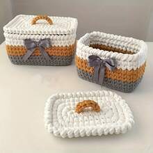 3pcs Oval Crochet Basket Bottom Plate Blank Crochet Basket, DIY Round Oval Wooden Board Small Embroidery Stretch Embroidery Frame Hole Board, 3 Sizes Wooden Floor Cover DIY Basket Weaving Crochet Supplies Bag Basket Weaving Supplies - Multicolor - View 10