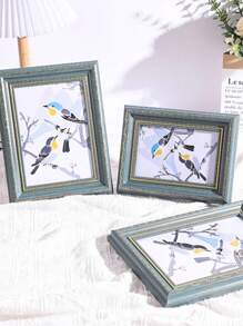 Vintage Premium Photo Frame Aesthetic Wall Decor | Multicolor Versatile Home Decor Picture Frame For Living Room & Bedroom Decoration