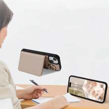 Etui na telefon Apple Sequin z smyczą, etui ochronne na telefon z lustrem, odporne na upadki i zabrudzenia, ekskluzywne wzornictwo, modne etui na telefon, kompatybilne z 6/7/8/SE2/SE3/11/12/13/14/15/16 Pro, 16 Promax, wodoodporne, odporne na wstrząsy i zarysowania