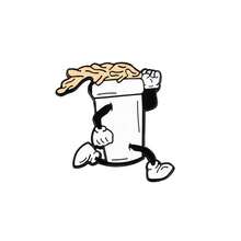 2件/套 奔跑甜甜圈珐琅胸针 时尚装饰胸针 衣领包饰 徽章 珠宝礼品 2025新款别针 衣服包包挂饰 背包 学校办公配饰 衬衫 夹克 万圣节 秋冬季配饰，适合青少年、青年、男士 休闲、户外、运动、度假、毕业礼物、生日、日常佩戴 衣服别针 趣味可爱 教师节礼物 万圣节配饰 教师节服装配饰 包包挂饰 圣诞节 男士礼物 包包别针