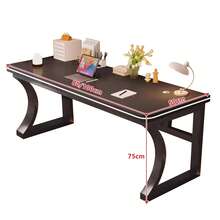 Computer Desk, PC Desk, Gaming Desk, Study Desk, Work Desk, Compact Desk, Width 80/100cm, Depth 50cm, Desk, For Work, Working From Home, Study Desk, Easy Assembly - Wood Color - View 4